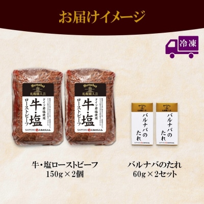 牛・塩ローストビーフ150g×2個_hs087-005