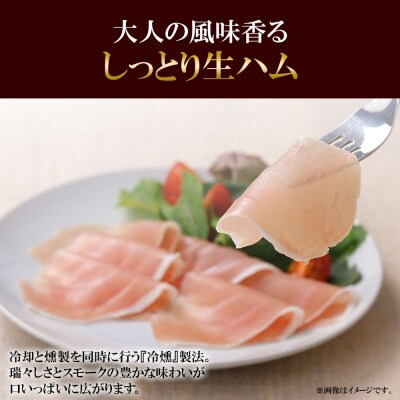 燻製生ハム & 生ベーコン スライス 40g×各3 豚肉 生ハム ハム ベーコン_hs087-039