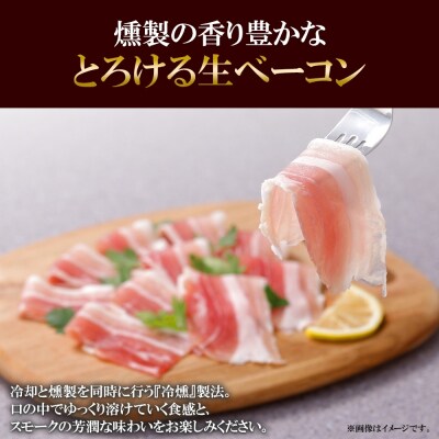 燻製生ハム & 生ベーコン スライス 40g×各3 豚肉 生ハム ハム ベーコン_hs087-039