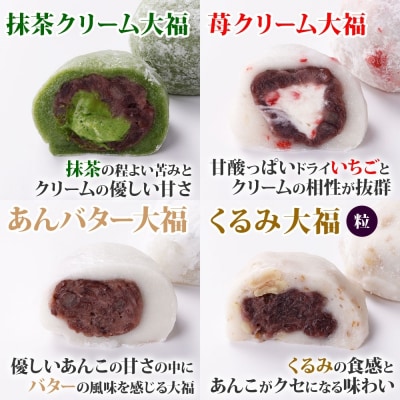 北海道産 大福 セット8種 計16個 個包装  和菓子詰め合わせ_hs297-004