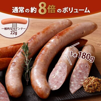 メガフランクソーセージ スモーク チーズ 各5本 食べ比べ 計10本セット _hs289-043