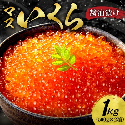  いくら 醤油漬け 1kg 500g×2個 イクラ マスいくら _hs221-003
