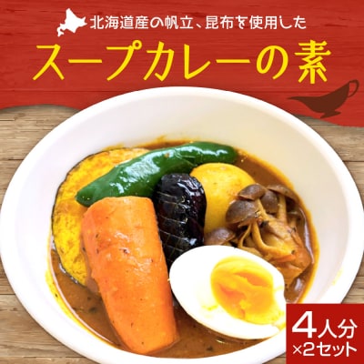 スープカレーの素　(4人分×2セット)_hs275-004