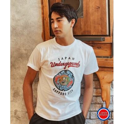札幌市 マンホールTシャツ 白　XLサイズ_hs118-004