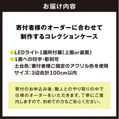 オーダーメイドアクリルコレクションケース(大) _hs322-001