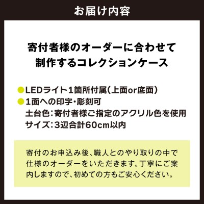 オーダーメイドアクリルコレクションケース(小) _hs322-002