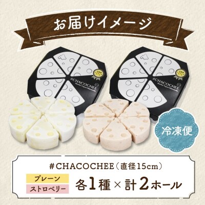 北海道 レアチーズケーキ 2種 セット プレーン ストロベリー 計2ホール_hs307-005