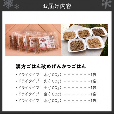 漢方ごはん改めげんかつごはんドライアソート(100g×5種類)_hs348-011