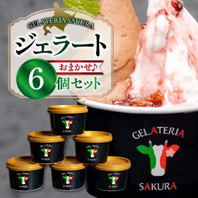 幸せな牛のミルクからできたジェラート パティシエおまかせ6個セット_hs140-003