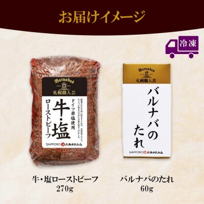 牛・塩ローストビーフ270g×1個_hs087-003