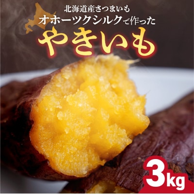 焼き芋　北海道産 緑夢ファーム 寺町さんのオホーツクシルク 3kg_hs274-007