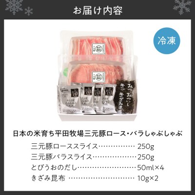 日本の米育ち平田牧場三元豚ロース・バラしゃぶしゃぶ_hs394-001