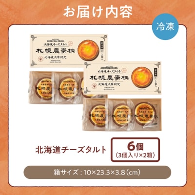 北海道チーズタルト　6個_hs482-025