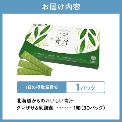 北海道からのおいしい青汁クマザサ&乳酸菌_hs456-048