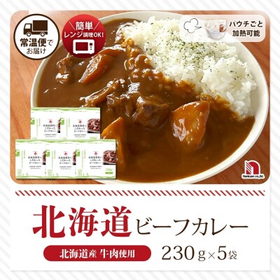 北海道素材にこだわったビーフカレー 5食_hs326-007