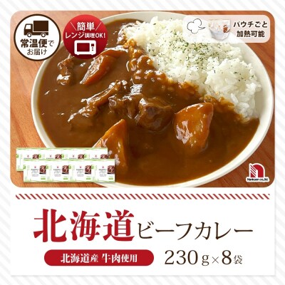 北海道素材にこだわったビーフカレー 8食_hs326-008