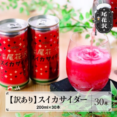 訳あり 山形 尾花沢 スイカサイダー 30本入り ja-dkssx