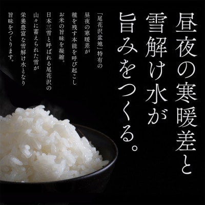 令和7年産 新米 精米 雪若丸 10kg 5kg×2袋 山形県尾花沢市産 ja-ywsxa10