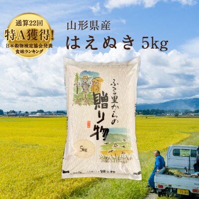 生産者応援 令和3年尾花沢産はえぬき5kg