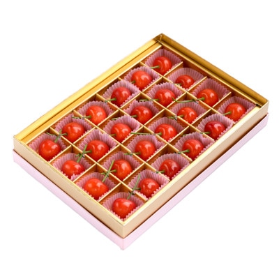 先行受付 加温 さくらんぼ 佐藤錦 特秀Mサイズ 24粒 120g チョコ箱入 2026年産 山形県