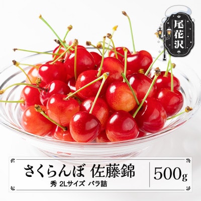 先行予約 さくらんぼ 佐藤錦 500g 2Lサイズ 秀品 山形県産 バラ詰 2026年産