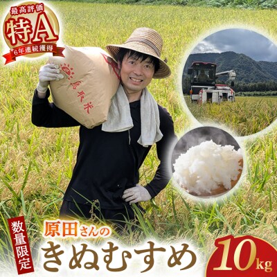 【在庫限定】令和7年産米 原田さんのきぬむすめ 10kg (原田農園)数量限定 30G009