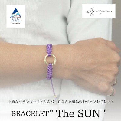 Bracelet -The SUN- ゴールド ブレスレット【バイオレット】