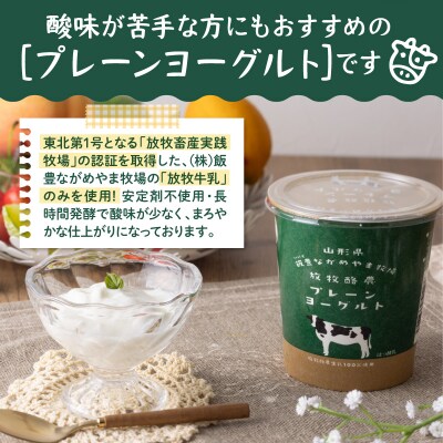 生乳にこだわった「のむヨーグルト」と「プレーンヨーグルト」セット【奥羽乳業協同組合】