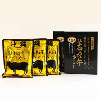 JA石垣牛カレー200g×2箱&石垣島和牛ビーフカレー 160g×3袋【合計880g】