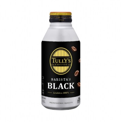 コーヒー タリーズバリスタズ ブラック 390ml×2ケース 定期便3ヶ月[No5895-0429]