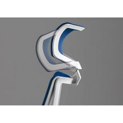 コクヨチェアー　デュオラ2(グラスグリーン・本体白)/可動肘・ヘッドレスト/カーペット用Wキャスター