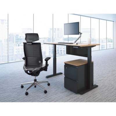 コクヨチェアー　ベゼル(ブラック)/ヘッドレスト/カーペット用(Wキャスター)　/在宅ワーク