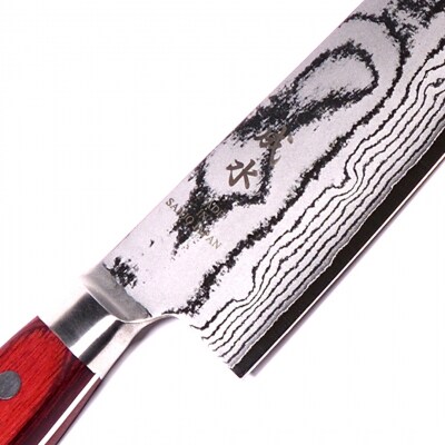 [成水] ダマスカスv金10号割込 牛刀 刃部21cm 【050S020】