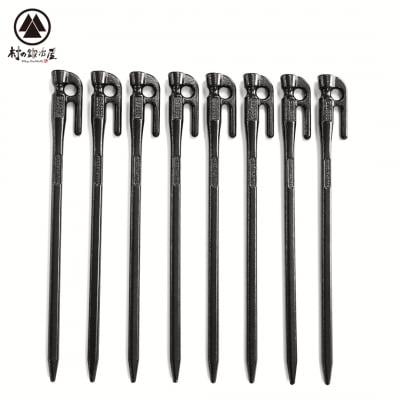 鍛造ペグ(エリッゼステーク) ペグ8本セット キャンプ用品 アウトドア用品【012P031】