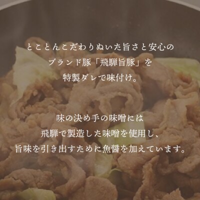 飛騨旨豚の味噌漬(160g×10袋)豚肉 味付け 味付き 焼くだけ 簡単調理 下呂市【8-3】