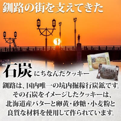 石炭のまち ココア味 6個入り×2P 計12個入り 個包装 釧路銘菓 F4F-5318