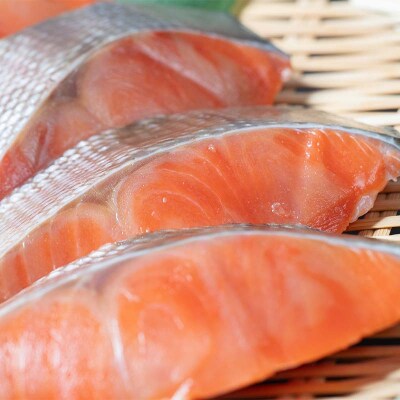 新米 北海道産おぼろづき2kg&紅鮭切り身(3切)×3袋 F4F-7759