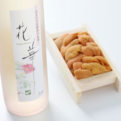 釧路福司のお酒とバフンうに折60gのセット F4F-0542