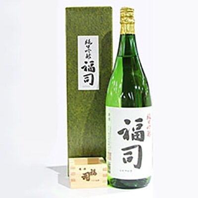 釧路地酒純米吟醸福司と福司木枡セット ふるさと納税 酒 F4F-8609