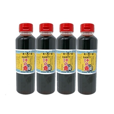 竹老園 東家総本店の「汁の素」1本300ml 4本 ふるさと納税 調味料 F4F-0960