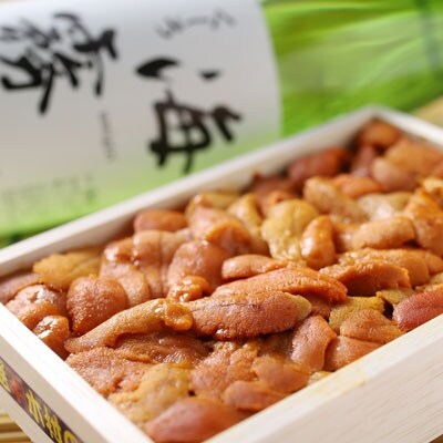 釧路福司酒造の日本酒 海霧と生うに折200g F4F-0601