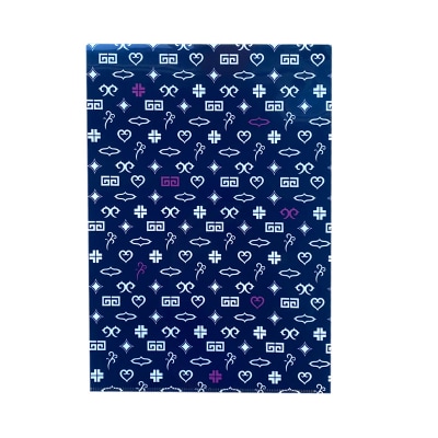 アイヌ文様A4クリアファイル 3枚セット アイヌ 民芸品 北海道 雑貨 グッズ F4F-1873