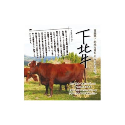 下北牛　リブロース　すき焼き肉　約300g(約100g×3)　むつ市