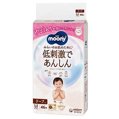 ムーニー低刺激であんしんMサイズ 46枚×4袋