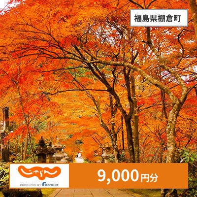 【じゃらんふるさと納税クーポン】 福島県棚倉町でつかえる9,000円 クーポン