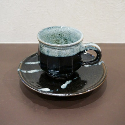 コーヒーカップ 津軽焼 コーヒーカップセット(2セット)工芸品|24_kmr-040201