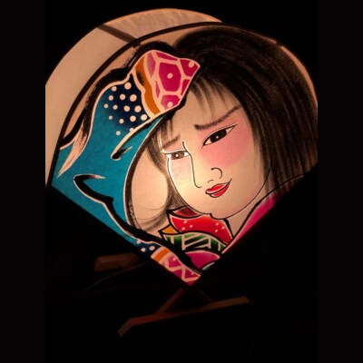 弘前扇ねぷた行燈【民芸品 工芸品 】|24_atc-050101