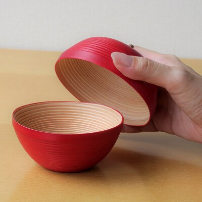 BUNACO りんごの小物入れ 1個 petite RINGO|24_brb-010101