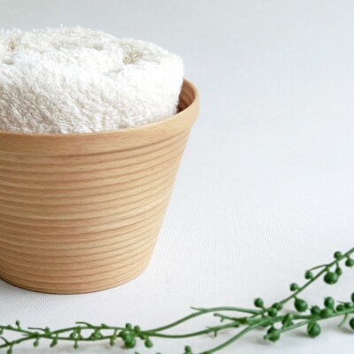 BUNACO ラウンドボックス(ライトブラウン)1個|24_brb-060101a