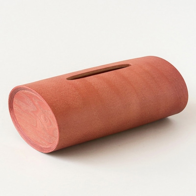 BUNACO ティッシュボックス SWING(さくら色)1個|24_brb-080101a